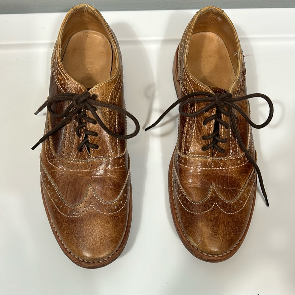 BED STU brown distressed Oxford women’s size 7.5